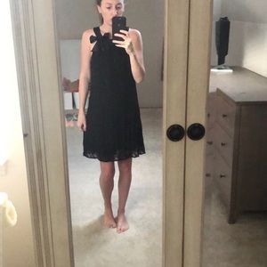 Max and Cleo High Neck Black Dress